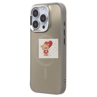 Чехол-накладка для Apple iPhone 16 Pro (титановое золото) - SM023 SafeMag