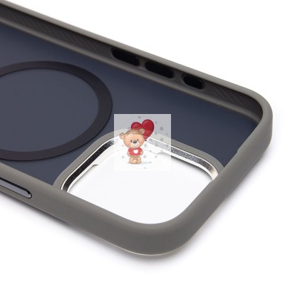 Чехол-накладка для Apple iPhone 16 Pro (титановое золото) - SM023 SafeMag