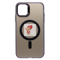 Чехол-накладка для Apple iPhone 11 (черный) - SM025 SafeMag