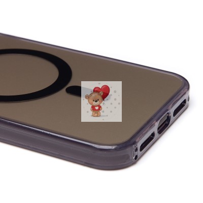 Чехол-накладка для Apple iPhone 11 (черный) - SM025 SafeMag