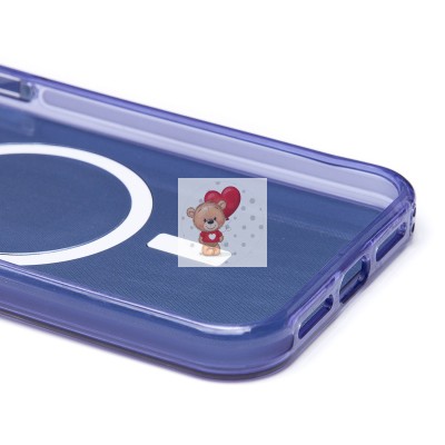 Чехол-накладка для Apple iPhone 11 (синий) - SM025 SafeMag