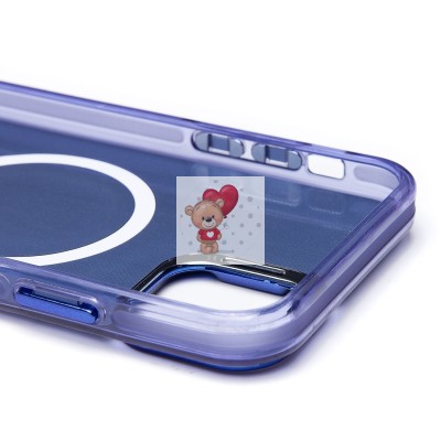 Чехол-накладка для Apple iPhone 11 (синий) - SM025 SafeMag