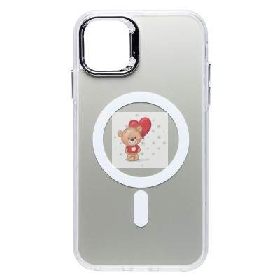 Чехол-накладка для Apple iPhone 11 (белый) - SM025 SafeMag