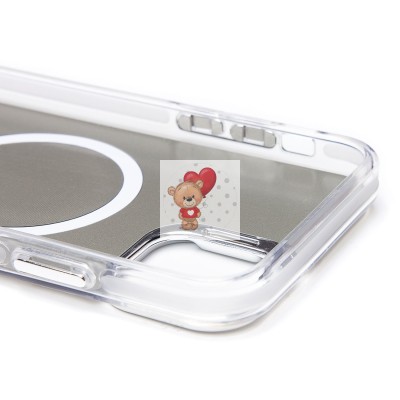 Чехол-накладка для Apple iPhone 11 (белый) - SM025 SafeMag Чехол-накладка для Apple iPhone 11 (белый) - SM025 SafeMag