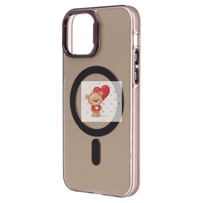 Чехол-накладка для Apple iPhone 12 (черный) - SM025 SafeMag