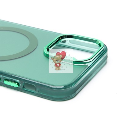 Чехол-накладка для Apple iPhone 12 (зеленый) - SM025 SafeMag