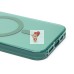 Чехол-накладка для Apple iPhone 12 (зеленый) - SM025 SafeMag