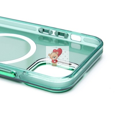 Чехол-накладка для Apple iPhone 12 (зеленый) - SM025 SafeMag