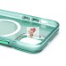 Чехол-накладка для Apple iPhone 12 (зеленый) - SM025 SafeMag