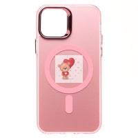 Чехол-накладка для Apple iPhone 12 (розовый) - SM025 SafeMag