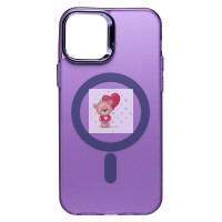 Чехол-накладка для Apple iPhone 12 Pro (фиолетовый) - SM025 SafeMag