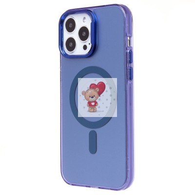 Чехол-накладка для Apple iPhone 13 Pro Max (синий) - SM025 SafeMag