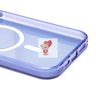 Чехол-накладка для Apple iPhone 13 Pro Max (синий) - SM025 SafeMag