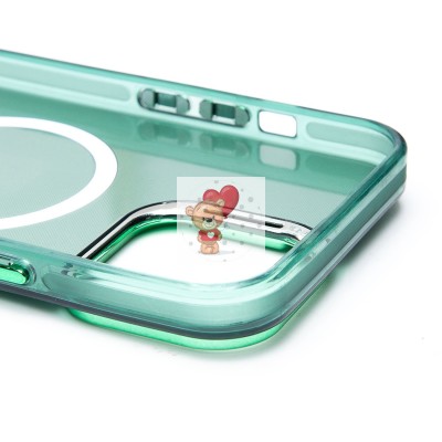 Чехол-накладка для Apple iPhone 13 Pro Max (зеленый) - SM025 SafeMag Чехол-накладка для Apple iPhone 13 Pro Max (зеленый) - SM025 SafeMag