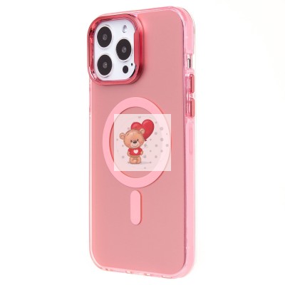 Чехол-накладка для Apple iPhone 13 Pro Max (розовый) - SM025 SafeMag