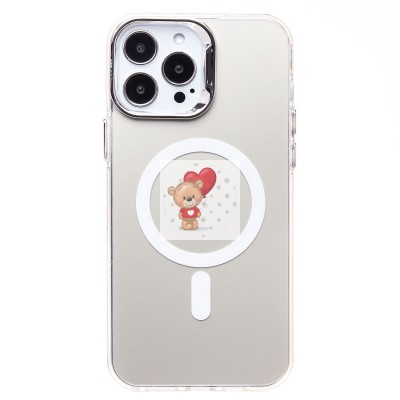 Чехол-накладка для Apple iPhone 13 Pro Max (белый) - SM025 SafeMag Чехол-накладка для Apple iPhone 13 Pro Max (белый) - SM025 SafeMag