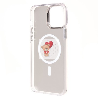 Чехол-накладка для Apple iPhone 13 Pro Max (белый) - SM025 SafeMag