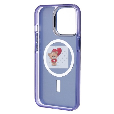 Чехол-накладка для Apple iPhone 13 Pro (синий) - SM025 SafeMag Чехол-накладка для Apple iPhone 13 Pro (синий) - SM025 SafeMag