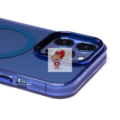 Чехол-накладка для Apple iPhone 13 Pro (синий) - SM025 SafeMag Чехол-накладка для Apple iPhone 13 Pro (синий) - SM025 SafeMag