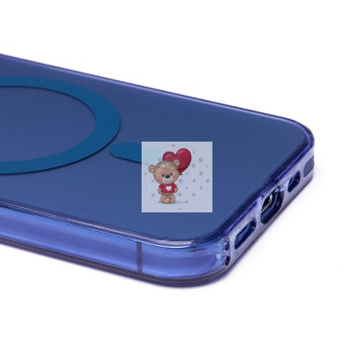 Чехол-накладка для Apple iPhone 13 Pro (синий) - SM025 SafeMag Чехол-накладка для Apple iPhone 13 Pro (синий) - SM025 SafeMag