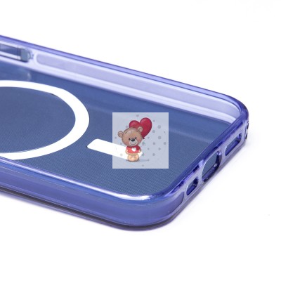 Чехол-накладка для Apple iPhone 13 Pro (синий) - SM025 SafeMag Чехол-накладка для Apple iPhone 13 Pro (синий) - SM025 SafeMag