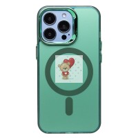 Чехол-накладка для Apple iPhone 13 Pro (зеленый) - SM025 SafeMag