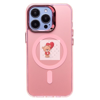 Чехол-накладка для Apple iPhone 13 Pro (розовый) - SM025 SafeMag