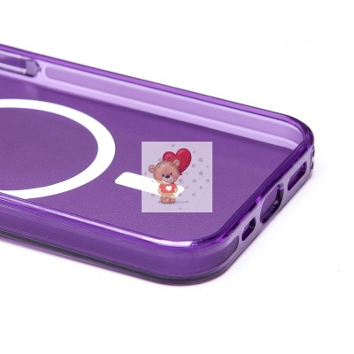 Чехол-накладка для Apple iPhone 13 Pro (фиолетовый) - SM025 SafeMag