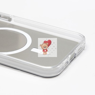 Чехол-накладка для Apple iPhone 13 Pro (белый) - SM025 SafeMag