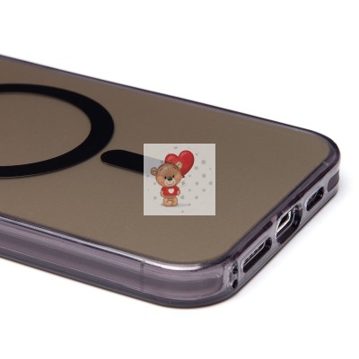 Чехол-накладка для Apple iPhone 14 Pro Max (черный) - SM025 SafeMag Чехол-накладка для Apple iPhone 14 Pro Max (черный) - SM025 SafeMag