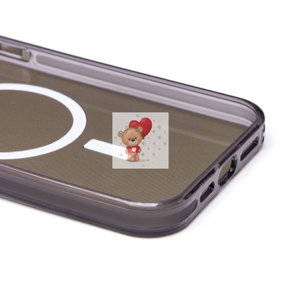 Чехол-накладка для Apple iPhone 14 Pro Max (черный) - SM025 SafeMag Чехол-накладка для Apple iPhone 14 Pro Max (черный) - SM025 SafeMag