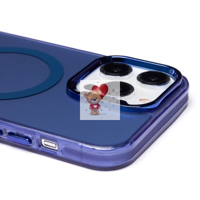 Чехол-накладка для Apple iPhone 14 Pro Max (синий) - SM025 SafeMag