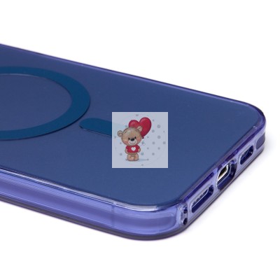 Чехол-накладка для Apple iPhone 14 Pro Max (синий) - SM025 SafeMag