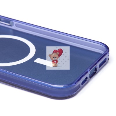 Чехол-накладка для Apple iPhone 14 Pro Max (синий) - SM025 SafeMag