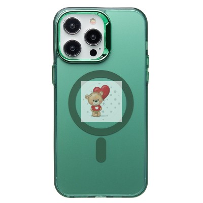 Чехол-накладка для Apple iPhone 14 Pro Max (зеленый) - SM025 SafeMag Чехол-накладка для Apple iPhone 14 Pro Max (зеленый) - SM025 SafeMag