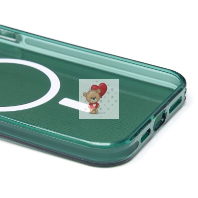 Чехол-накладка для Apple iPhone 14 Pro Max (зеленый) - SM025 SafeMag