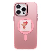 Чехол-накладка для Apple iPhone 14 Pro Max (розовый) - SM025 SafeMag