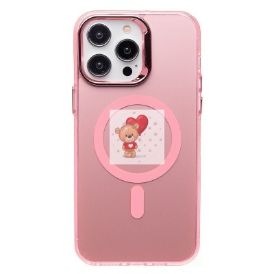 Чехол-накладка для Apple iPhone 14 Pro Max (розовый) - SM025 SafeMag Чехол-накладка для Apple iPhone 14 Pro Max (розовый) - SM025 SafeMag