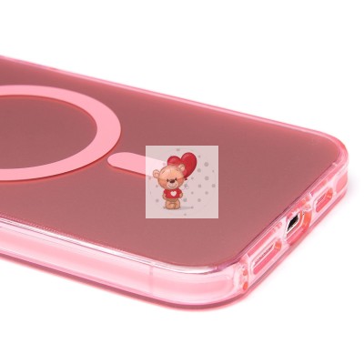 Чехол-накладка для Apple iPhone 14 Pro Max (розовый) - SM025 SafeMag