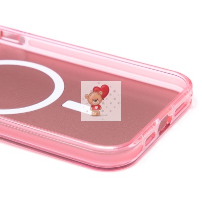 Чехол-накладка для Apple iPhone 14 Pro Max (розовый) - SM025 SafeMag