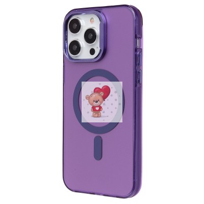 Чехол-накладка для Apple iPhone 14 Pro Max (фиолетовый) - SM025 SafeMag