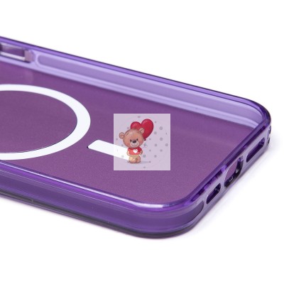 Чехол-накладка для Apple iPhone 14 Pro Max (фиолетовый) - SM025 SafeMag