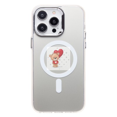 Чехол-накладка для Apple iPhone 14 Pro Max (белый) - SM025 SafeMag Чехол-накладка для Apple iPhone 14 Pro Max (белый) - SM025 SafeMag