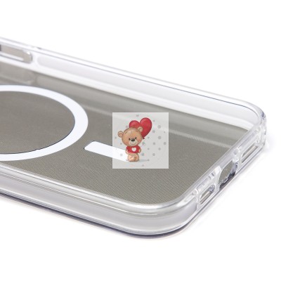 Чехол-накладка для Apple iPhone 14 Pro Max (белый) - SM025 SafeMag