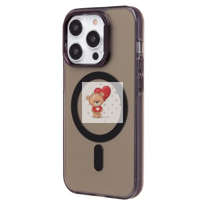 Чехол-накладка для Apple iPhone 14 Pro (черный) - SM025 SafeMag Чехол-накладка для Apple iPhone 14 Pro (черный) - SM025 SafeMag