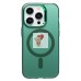 Чехол-накладка для Apple iPhone 14 Pro (зеленый) - SM025 SafeMag