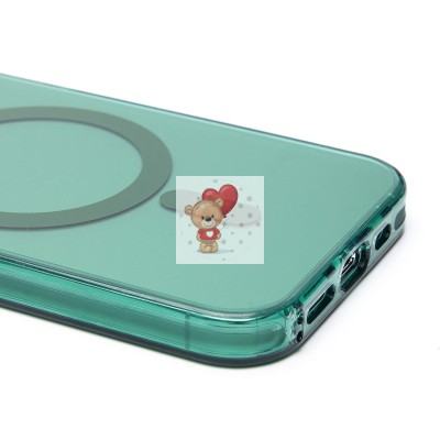 Чехол-накладка для Apple iPhone 14 Pro (зеленый) - SM025 SafeMag