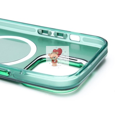 Чехол-накладка для Apple iPhone 14 Pro (зеленый) - SM025 SafeMag