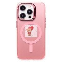 Чехол-накладка для Apple iPhone 14 Pro (розовый) - SM025 SafeMag Чехол-накладка для Apple iPhone 14 Pro (розовый) - SM025 SafeMag