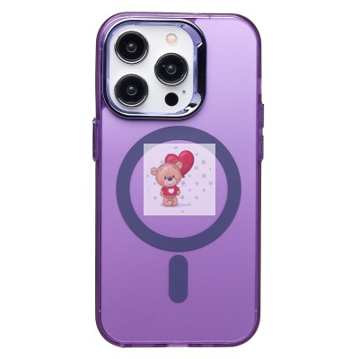 Чехол-накладка для Apple iPhone 14 Pro (фиолетовый) - SM025 SafeMag